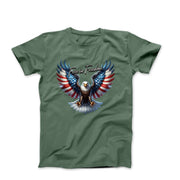 Free In Freedom Illustration T-shirt - Americana & Patriotic - Harvey Ltd