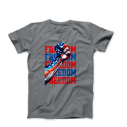 Freedom Forever Illustration T-shirt - Americana & Patriotic - Harvey Ltd