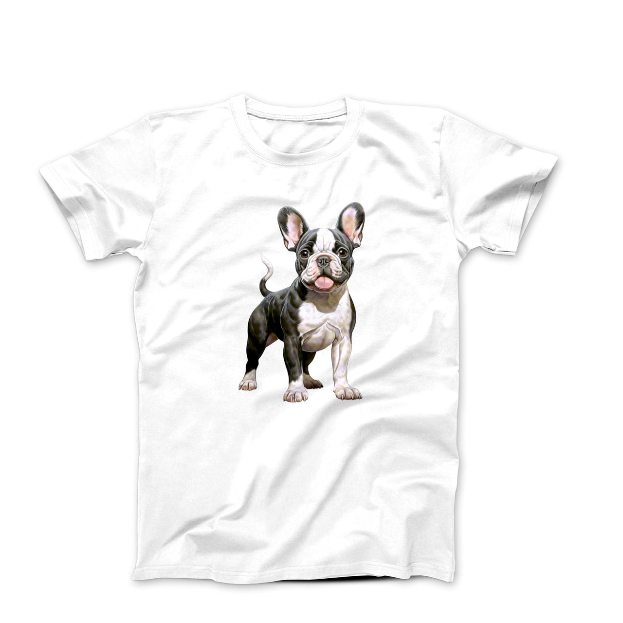 French Bulldog Illustration T-shirt - Pets & Animals - Harvey Ltd