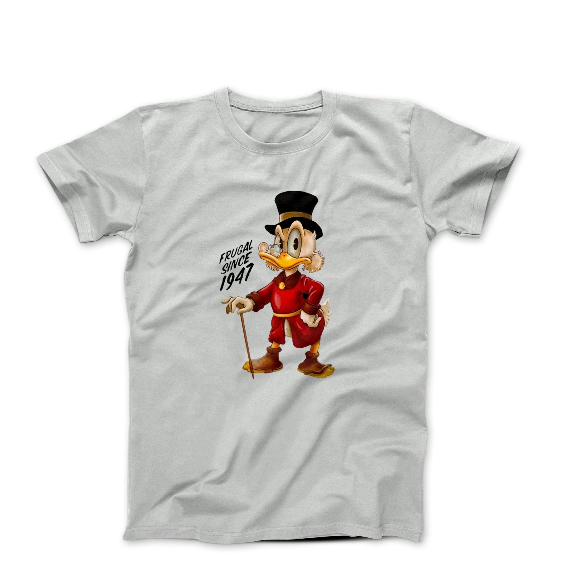 Frugal Scrooge McDuck Illustration T-shirt - Comics, Movies & Music - Harvey Ltd