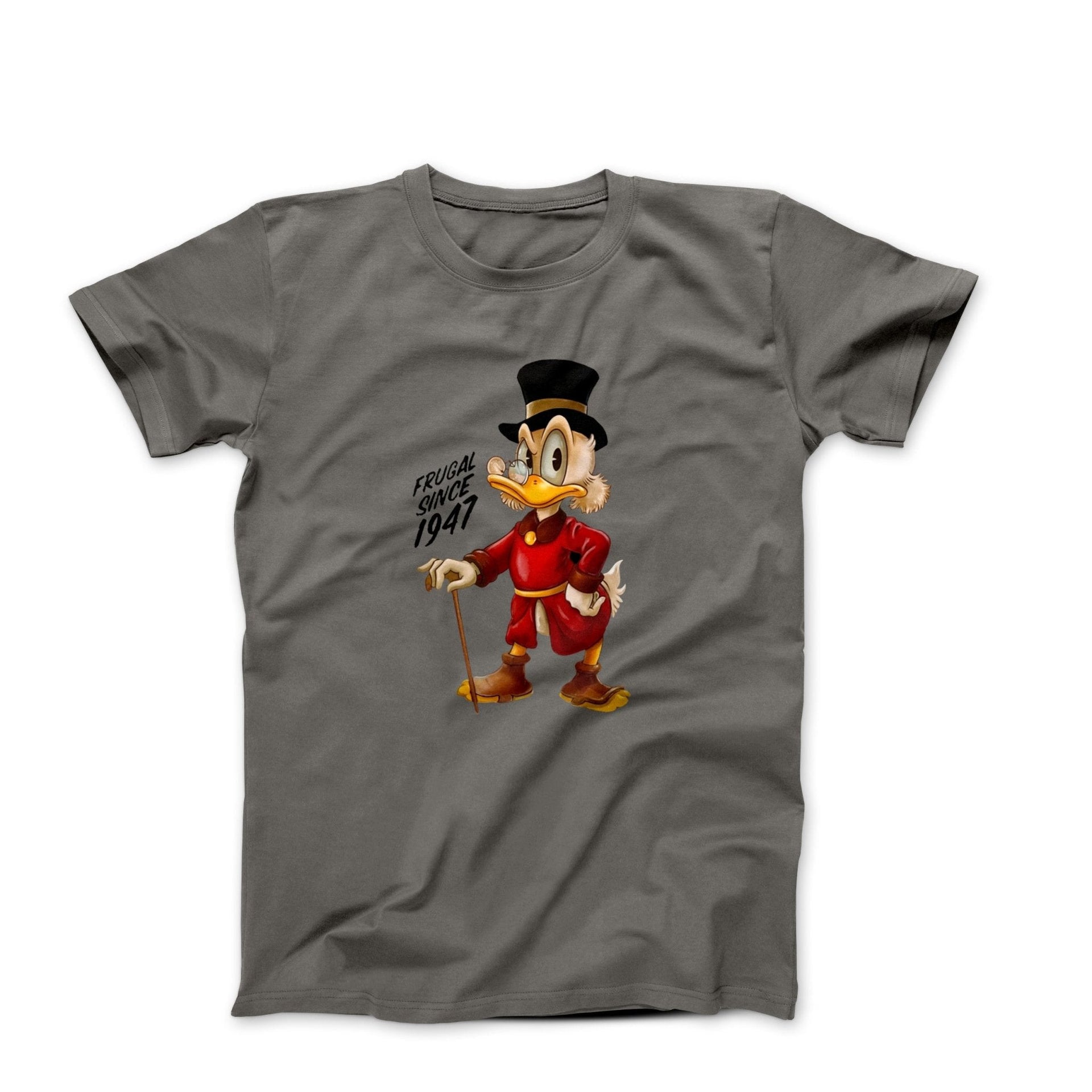 Frugal Scrooge McDuck Illustration T-shirt - Comics, Movies & Music - Harvey Ltd