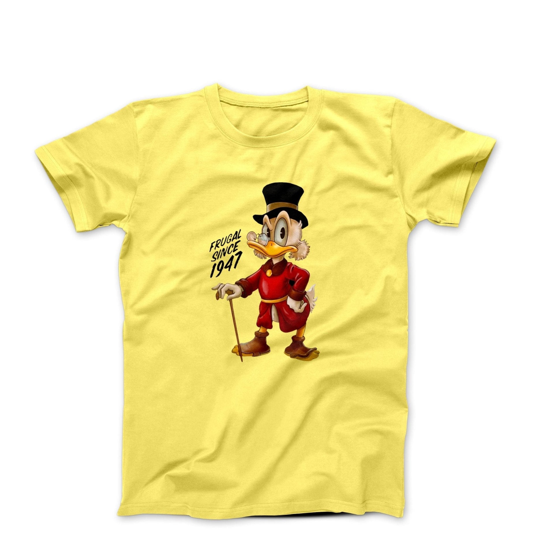 Frugal Scrooge McDuck Illustration T-shirt - Comics, Movies & Music - Harvey Ltd