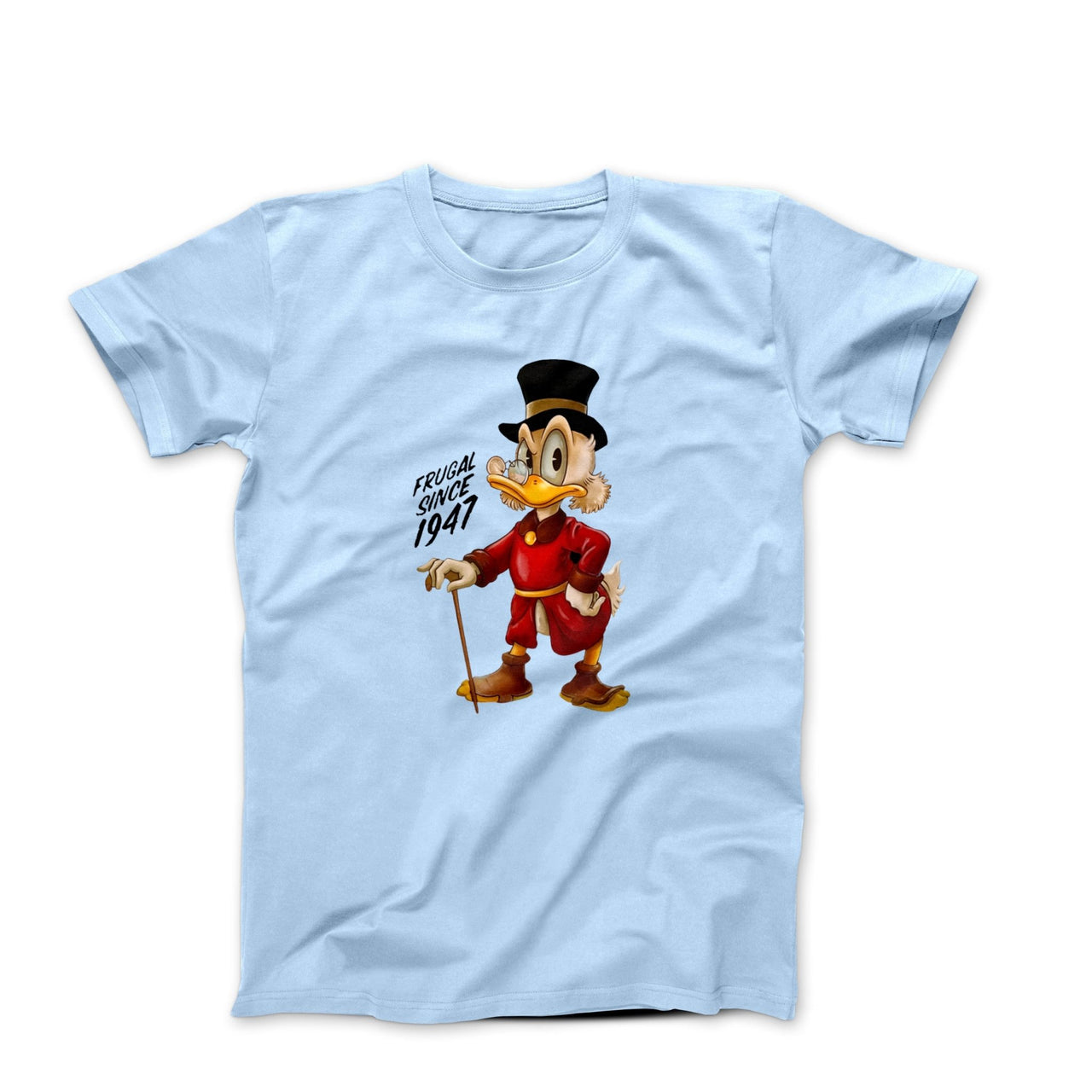 Frugal Scrooge McDuck Illustration T-shirt - Comics, Movies & Music - Harvey Ltd