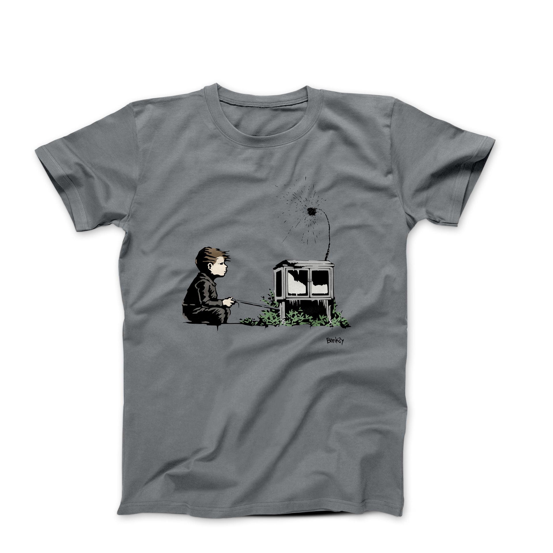 Banksy Original Gamer Street Art T-shirt - Street, Pop & Media Art - Harvey Ltd