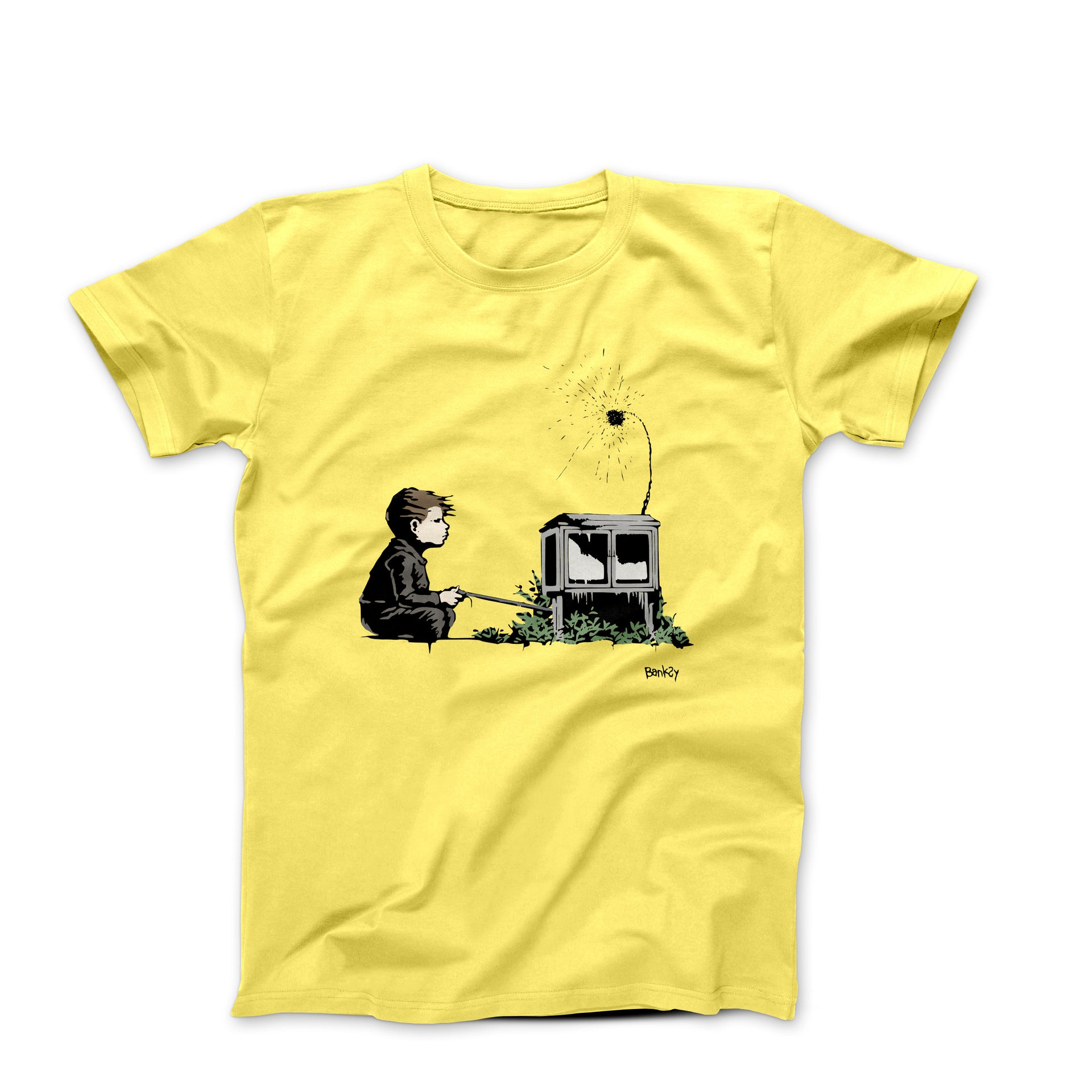 Banksy Original Gamer Street Art T-shirt - Street, Pop & Media Art - Harvey Ltd