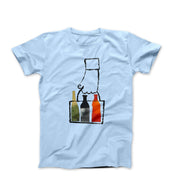 George Giusti Bottles (1960) Artwork T - shirt - Clothing - Harvey Ltd