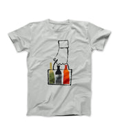 George Giusti Bottles (1960) Artwork T - shirt - Clothing - Harvey Ltd