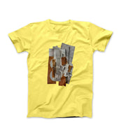 Georges Braque Still Life With A Violin (1914) Art T-shirt - Clothing - Harvey Ltd