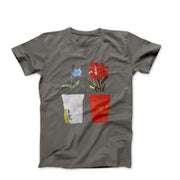 Gérard Gasiorowski Les Fleurs (Flowers) 1983 Artwork T-shirt - Clothing - Harvey Ltd