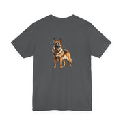 German Shepherd Front & Back Printed T-shirt - Pets & Animals - Harvey Ltd