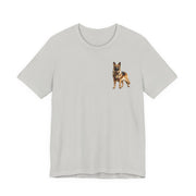 German Shepherd Front & Back Printed T-shirt - Pets & Animals - Harvey Ltd