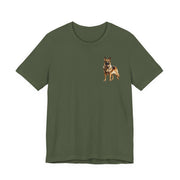 German Shepherd Front & Back Printed T-shirt - Pets & Animals - Harvey Ltd