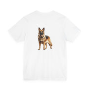 German Shepherd Front & Back Printed T-shirt - Pets & Animals - Harvey Ltd