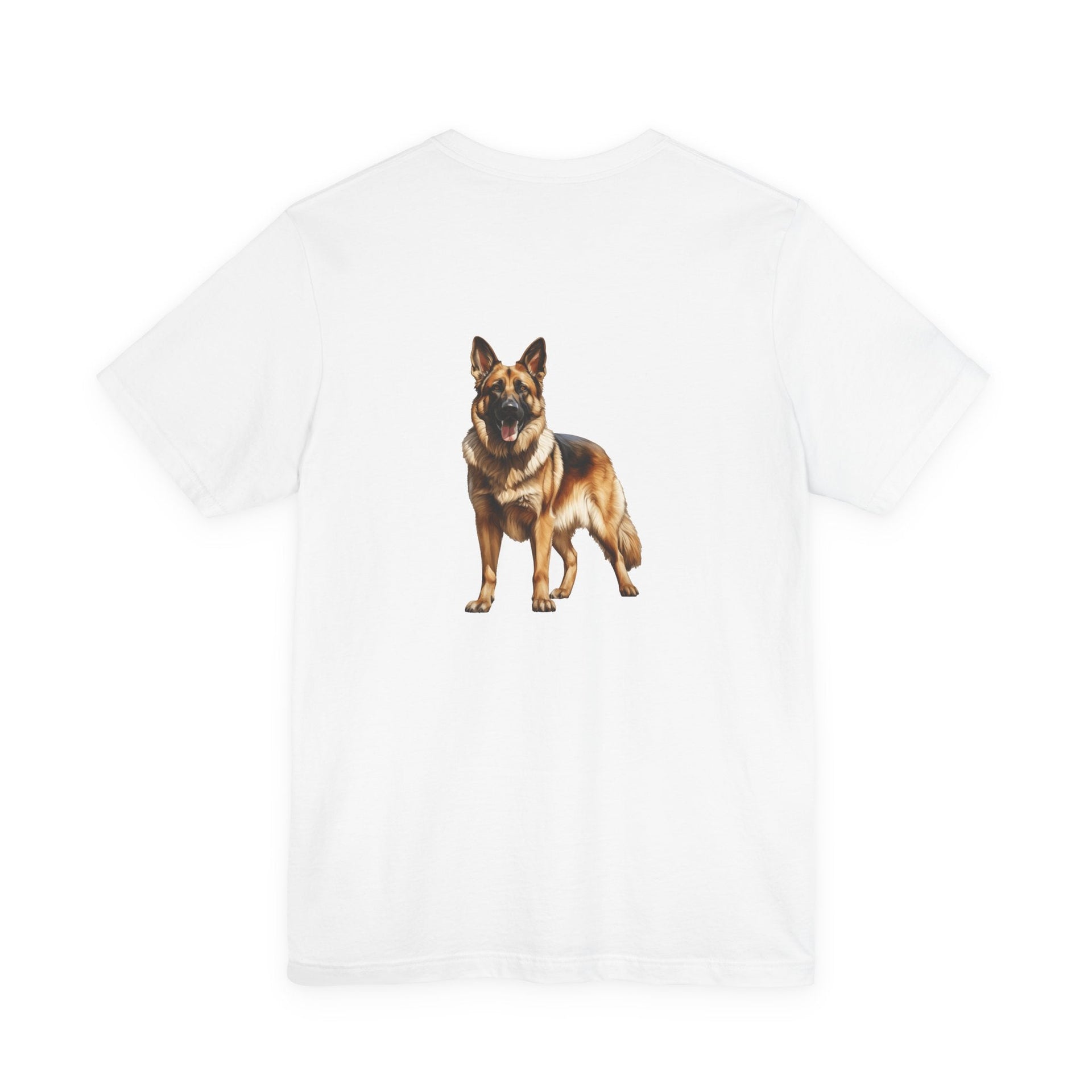 German Shepherd Front & Back Printed T-shirt - Pets & Animals - Harvey Ltd