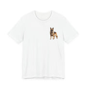 German Shepherd Front & Back Printed T-shirt - Pets & Animals - Harvey Ltd