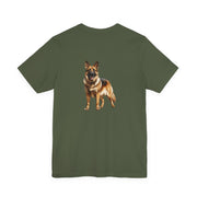 German Shepherd Front & Back Printed T-shirt - Pets & Animals - Harvey Ltd