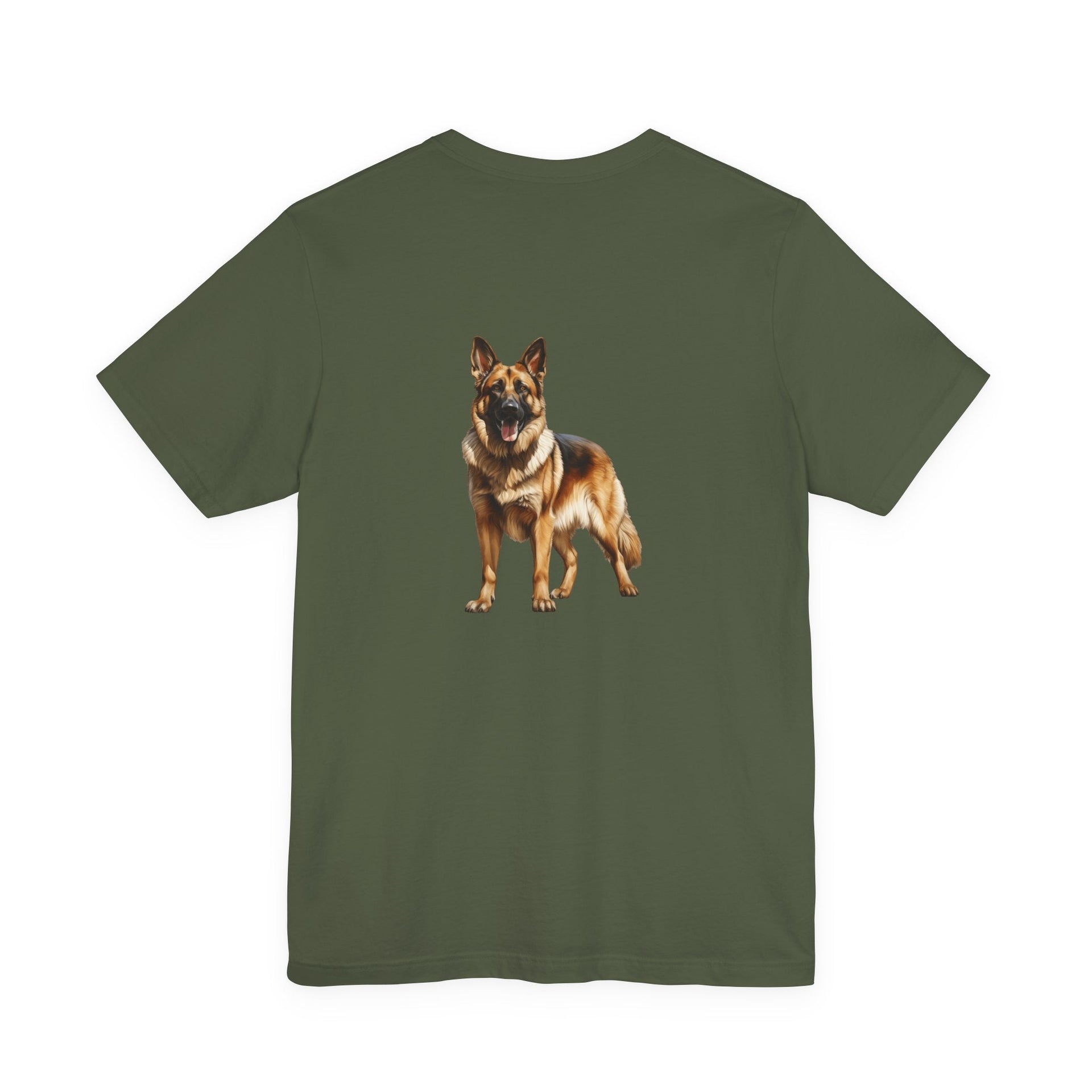German Shepherd Front & Back Printed T-shirt - Pets & Animals - Harvey Ltd