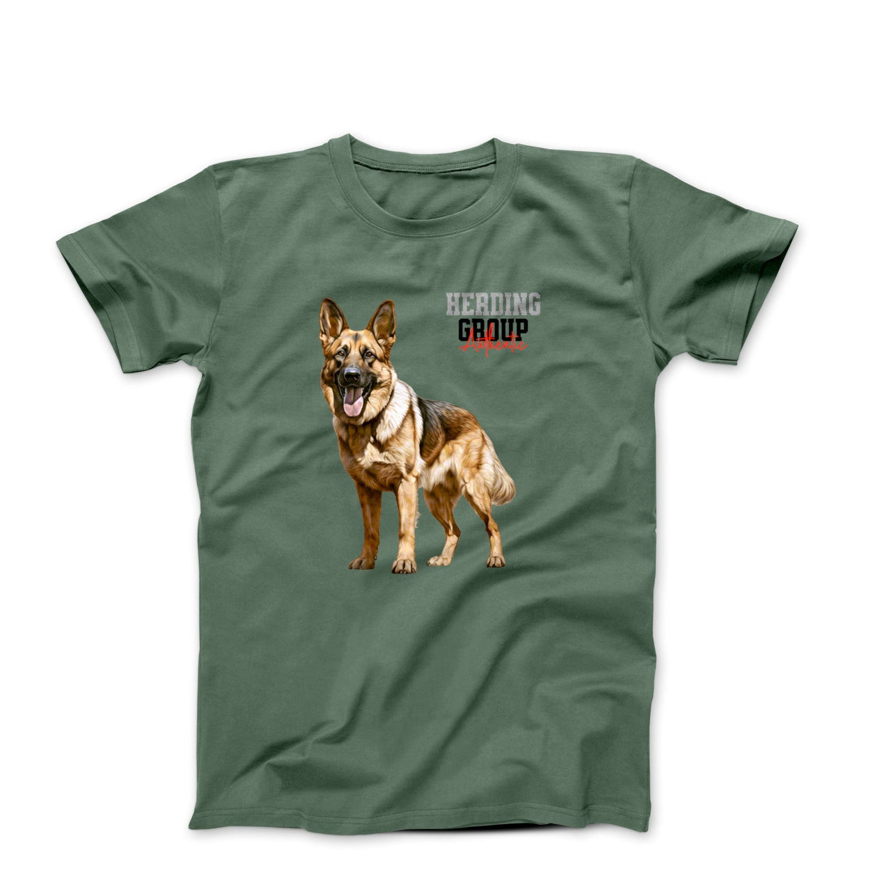 German Shepherd Illustration T-shirt - Pets - Harvey Ltd