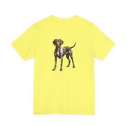 German Shorthaired Pointer Front & Back Printed T-shirt - Pets & Animals - Harvey Ltd