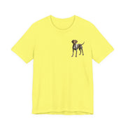 German Shorthaired Pointer Front & Back Printed T-shirt - Pets & Animals - Harvey Ltd