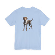 German Shorthaired Pointer Front & Back Printed T-shirt - Pets & Animals - Harvey Ltd