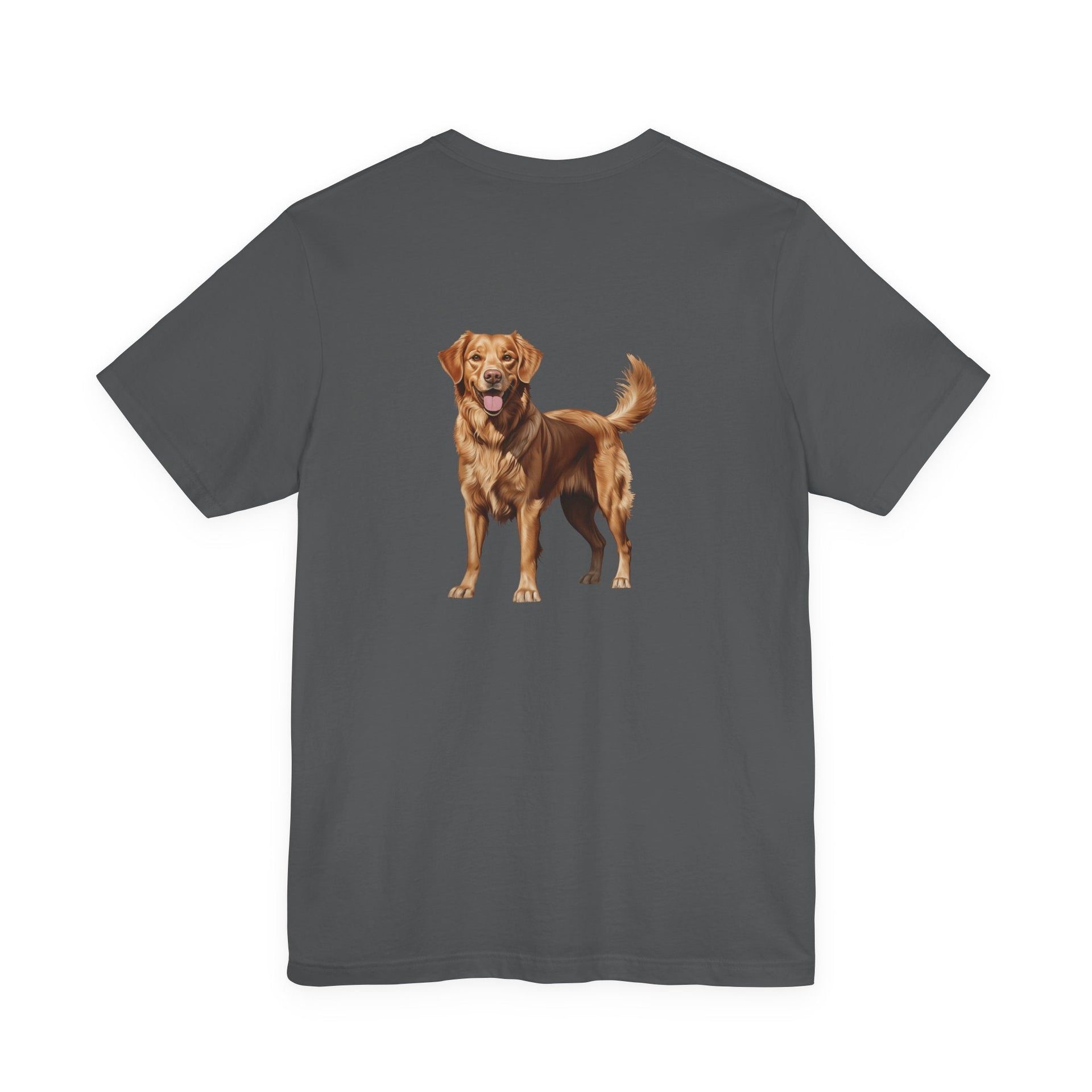 Golden Retriever Front & Back Printed T-shirt - Pets & Animals - Harvey Ltd