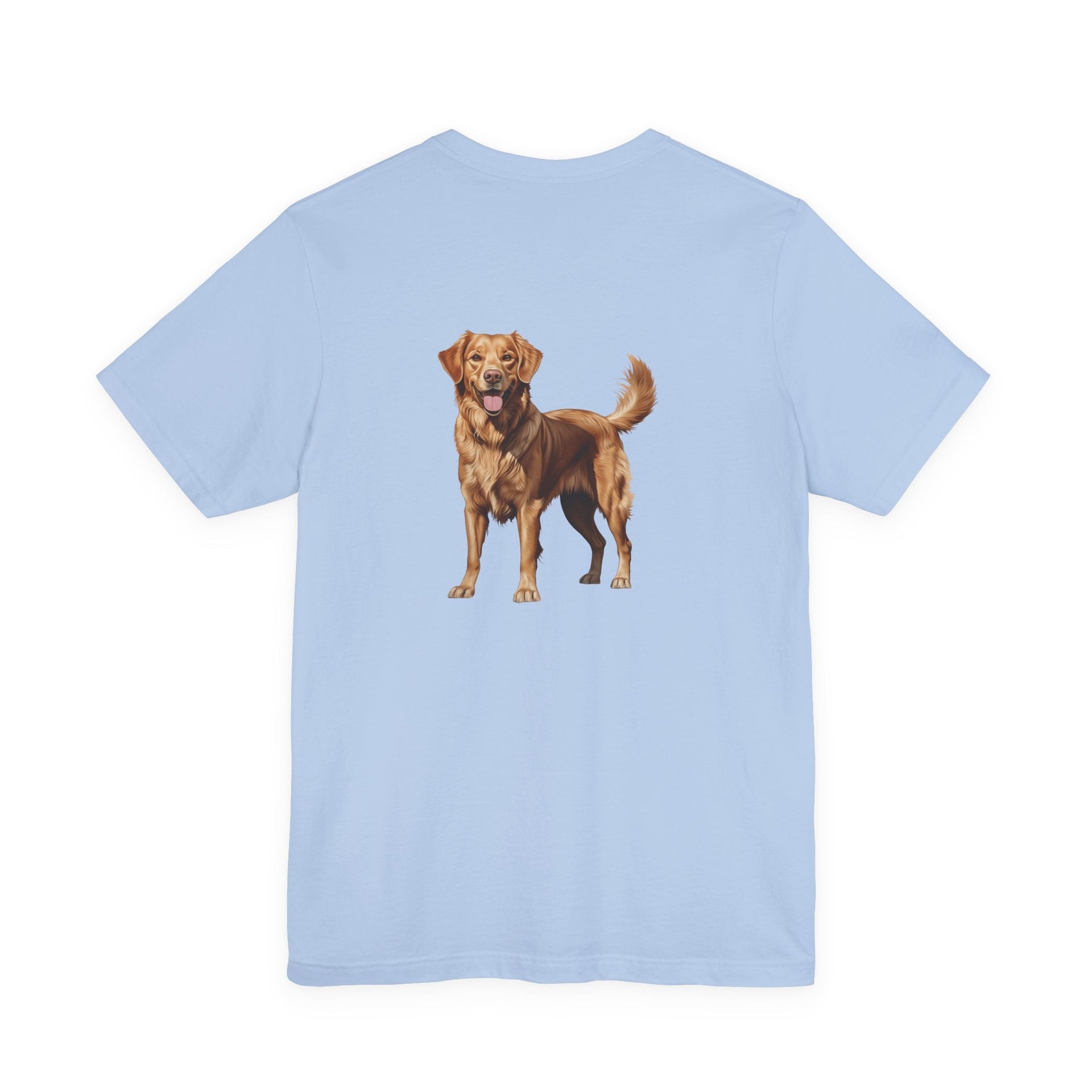 Golden Retriever Front & Back Printed T-shirt - Pets & Animals - Harvey Ltd