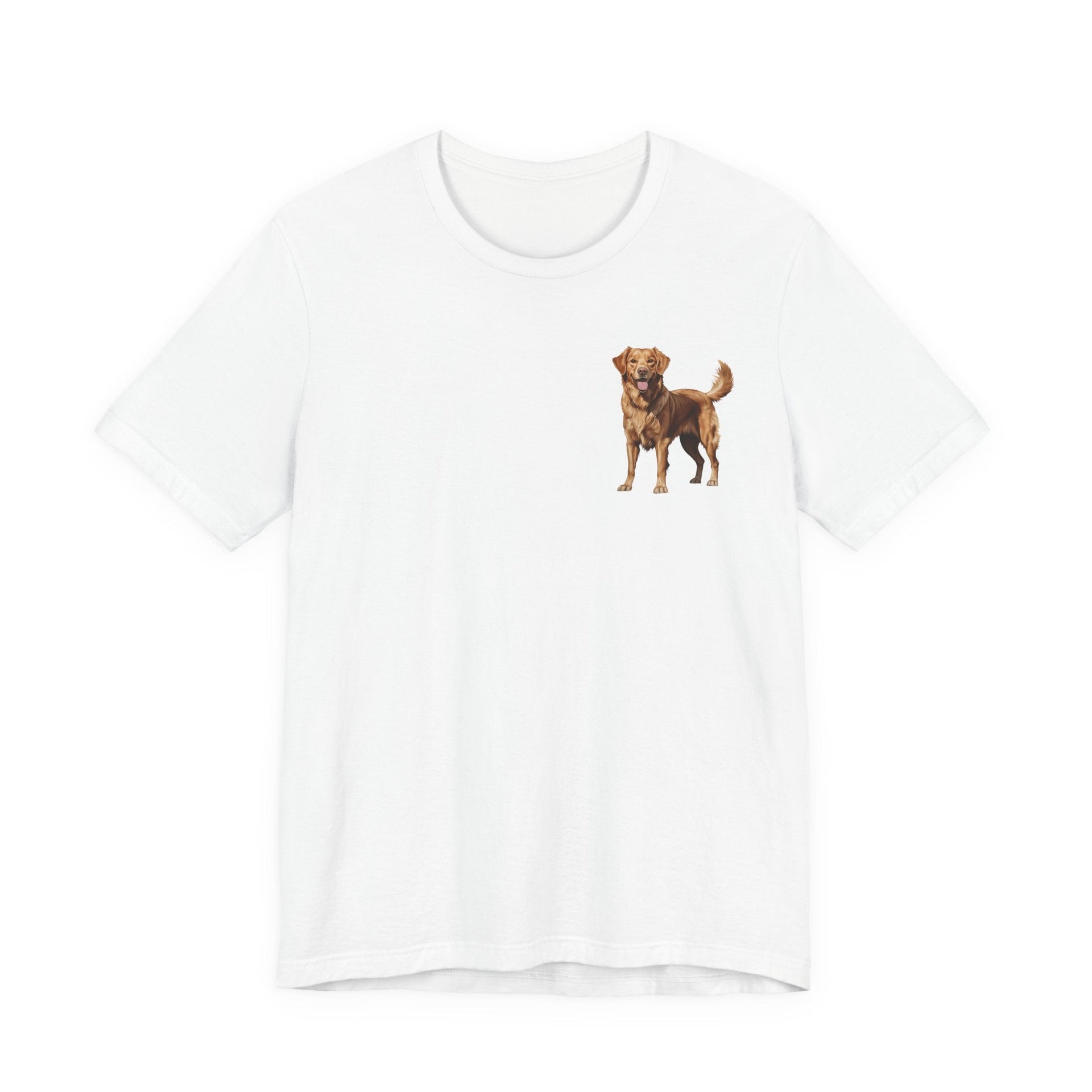 Golden Retriever Front & Back Printed T-shirt - Pets & Animals - Harvey Ltd
