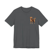 Golden Retriever Front & Back Printed T-shirt - Pets & Animals - Harvey Ltd