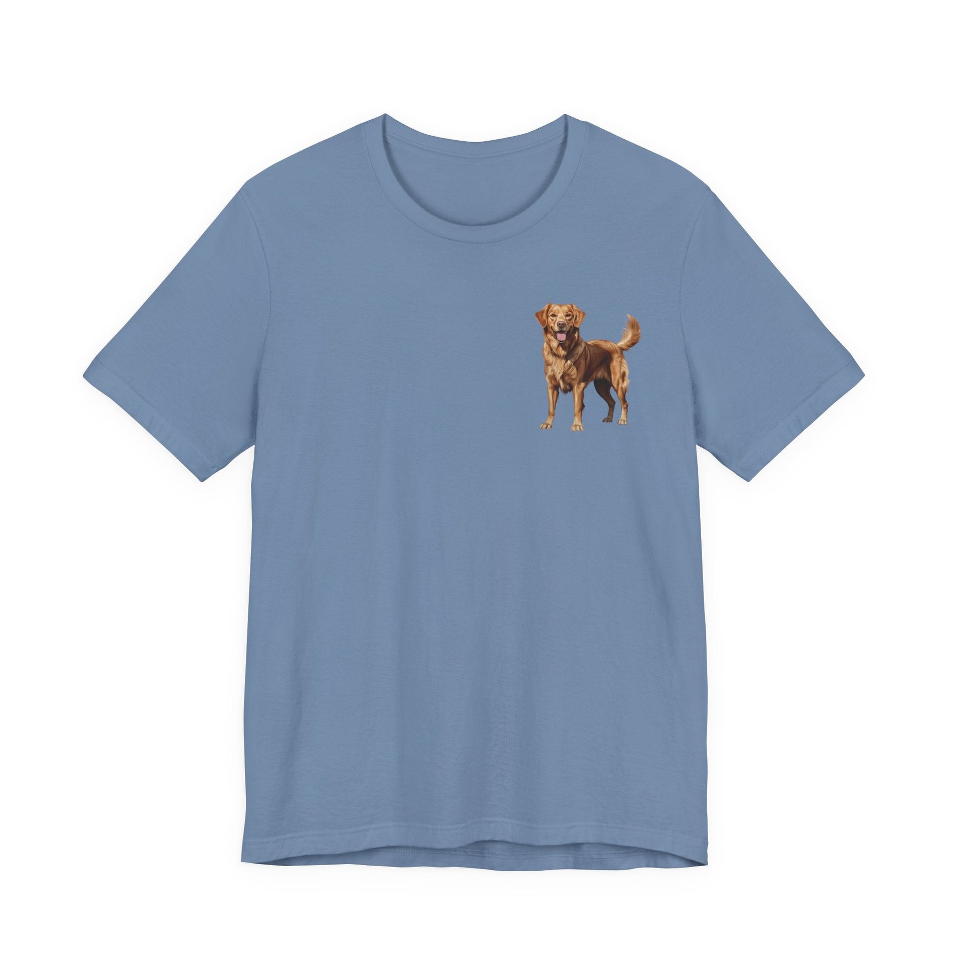 Golden Retriever Front & Back Printed T-shirt - Pets & Animals - Harvey Ltd