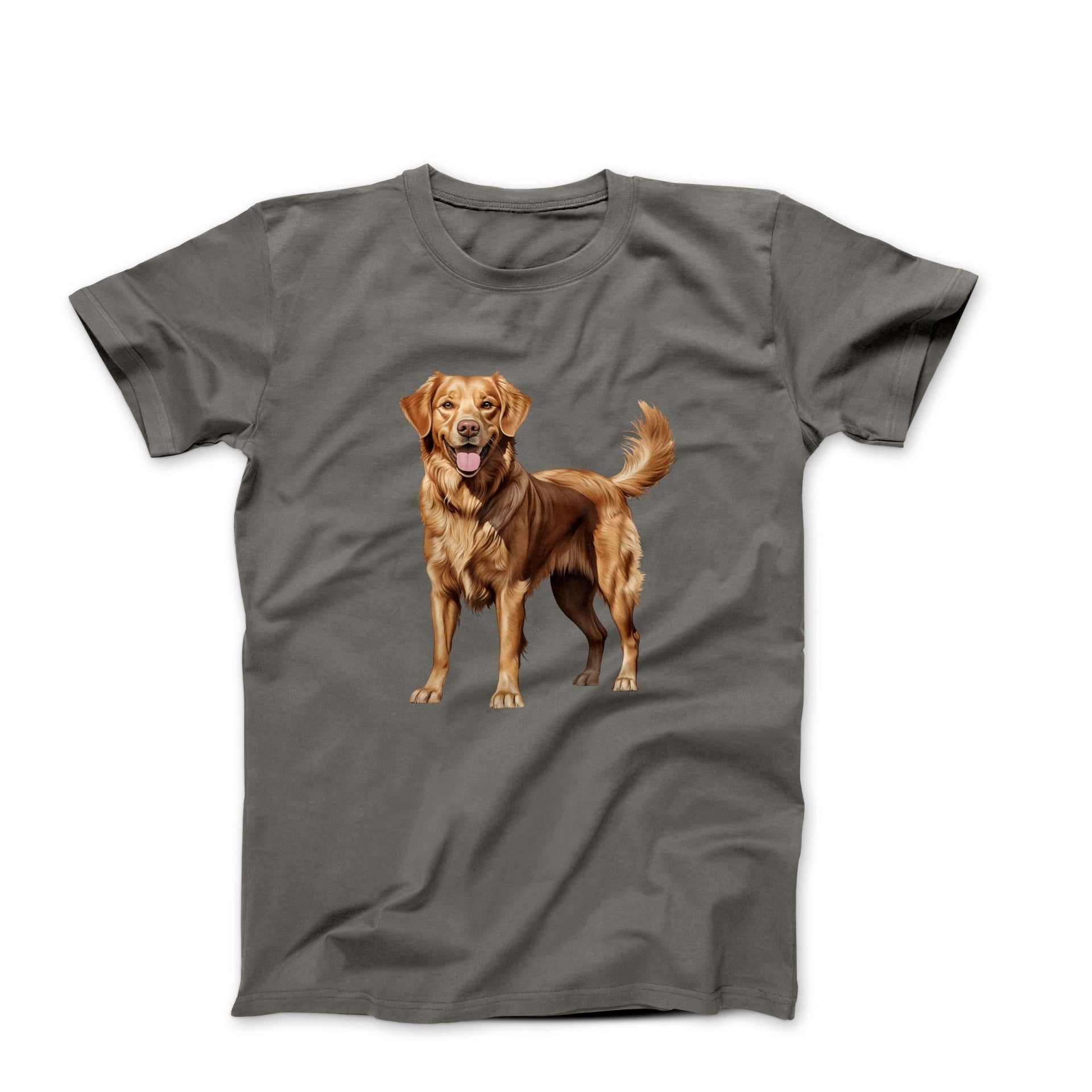 Golden Retriever Illustration T-shirt - Pets & Animals - Harvey Ltd