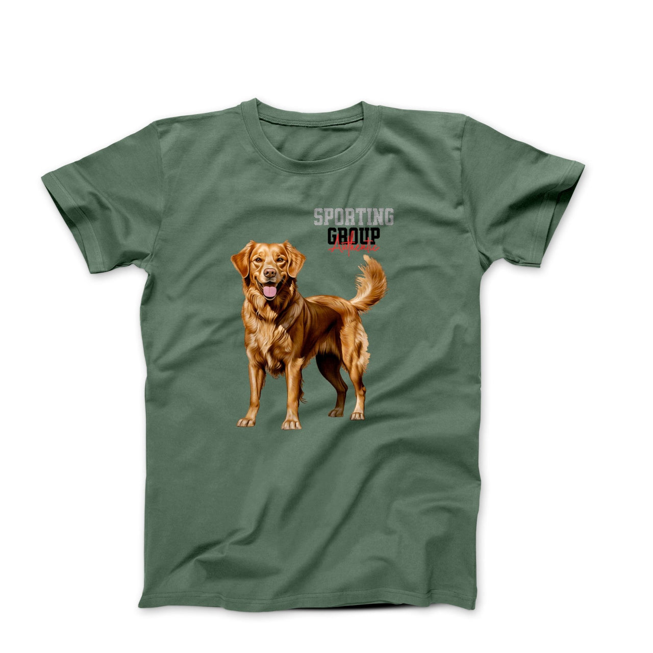 Golden Retriever Illustration T-shirt - Pets - Harvey Ltd