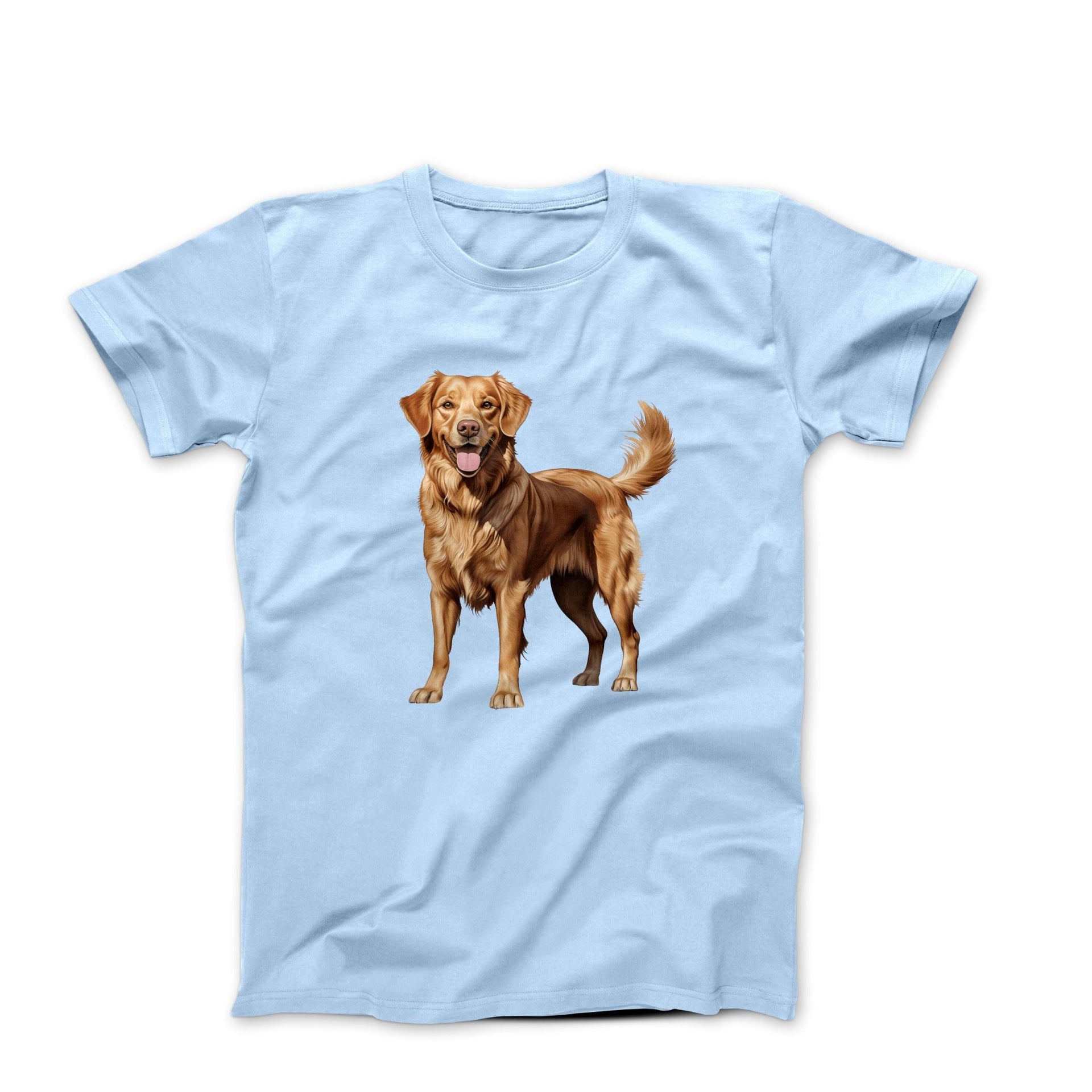 Golden Retriever Illustration T-shirt - Pets & Animals - Harvey Ltd