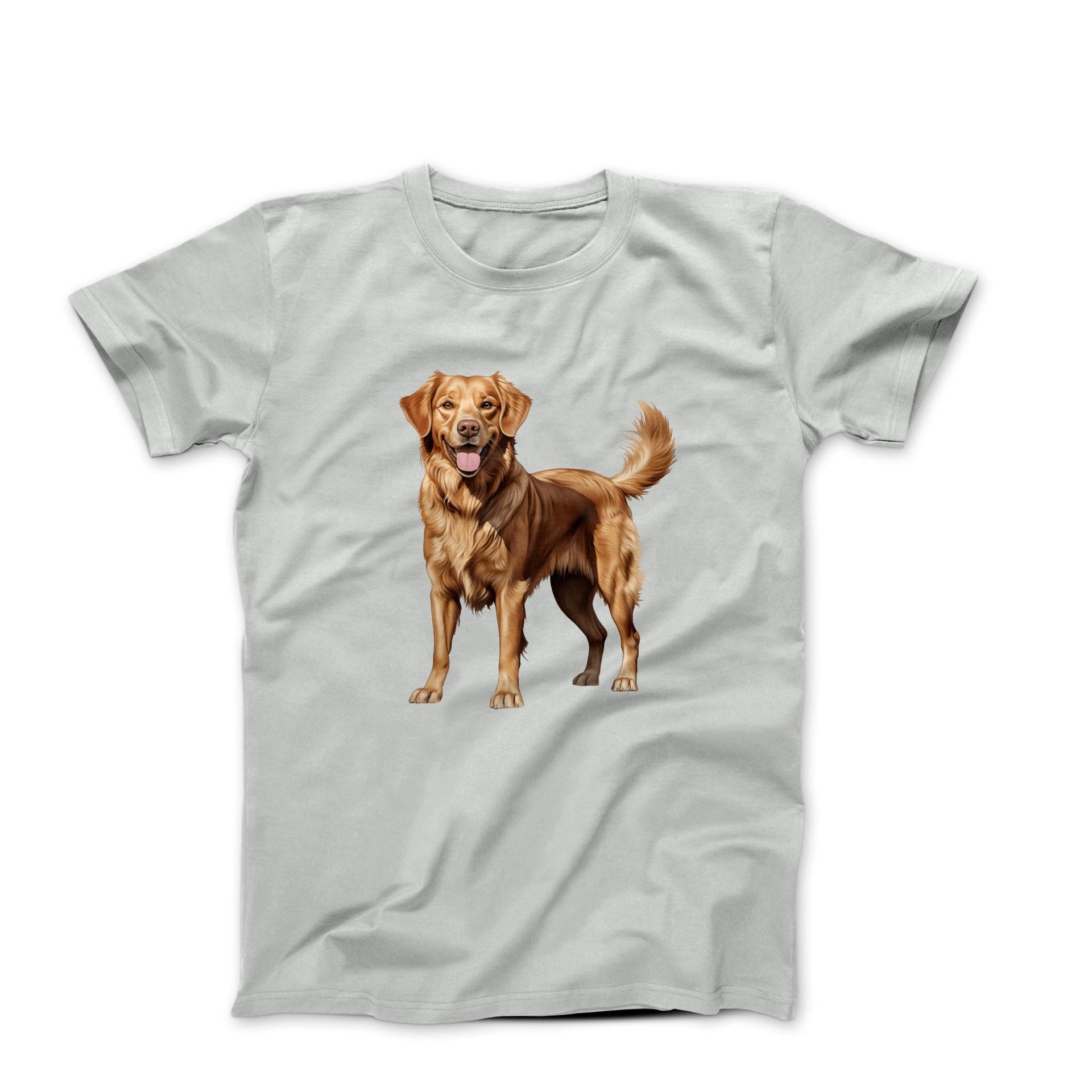 Golden Retriever Illustration T-shirt - Pets & Animals - Harvey Ltd