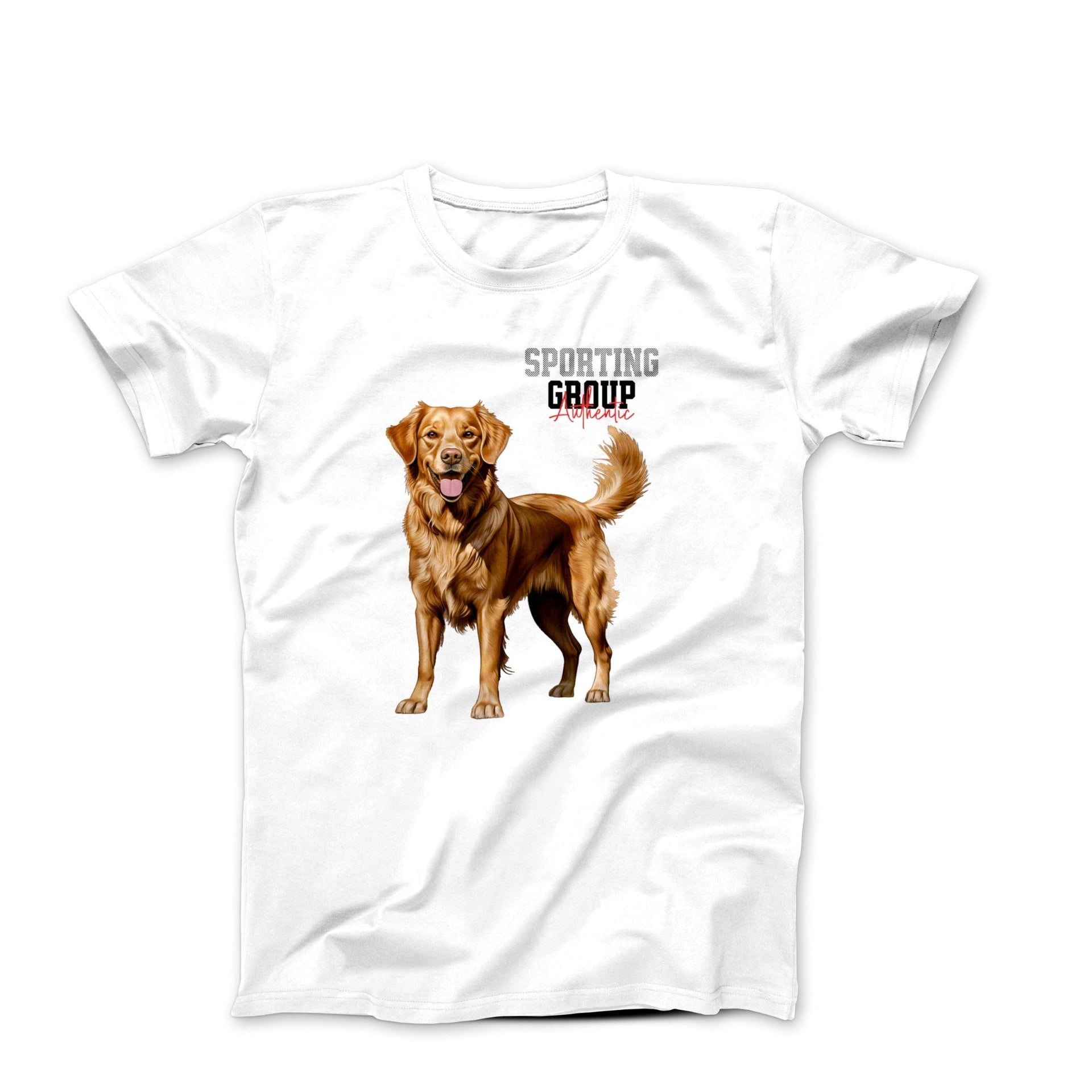 Golden Retriever Illustration T-shirt - Pets - Harvey Ltd