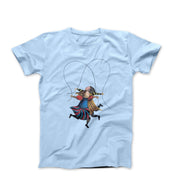 Graciela Rodo Boulanger Jumping Rope (1979) Art T-shirt - Greatest Artists - Harvey Ltd