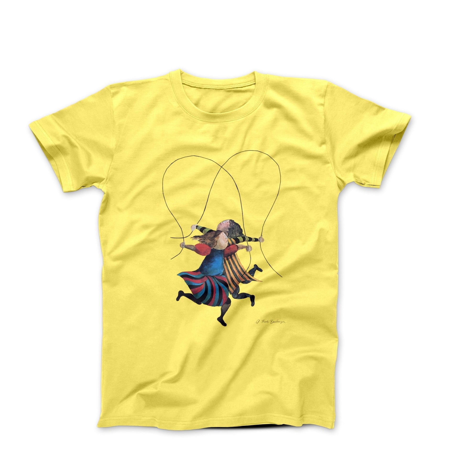 Graciela Rodo Boulanger Jumping Rope (1979) Art T-shirt - Greatest Artists - Harvey Ltd