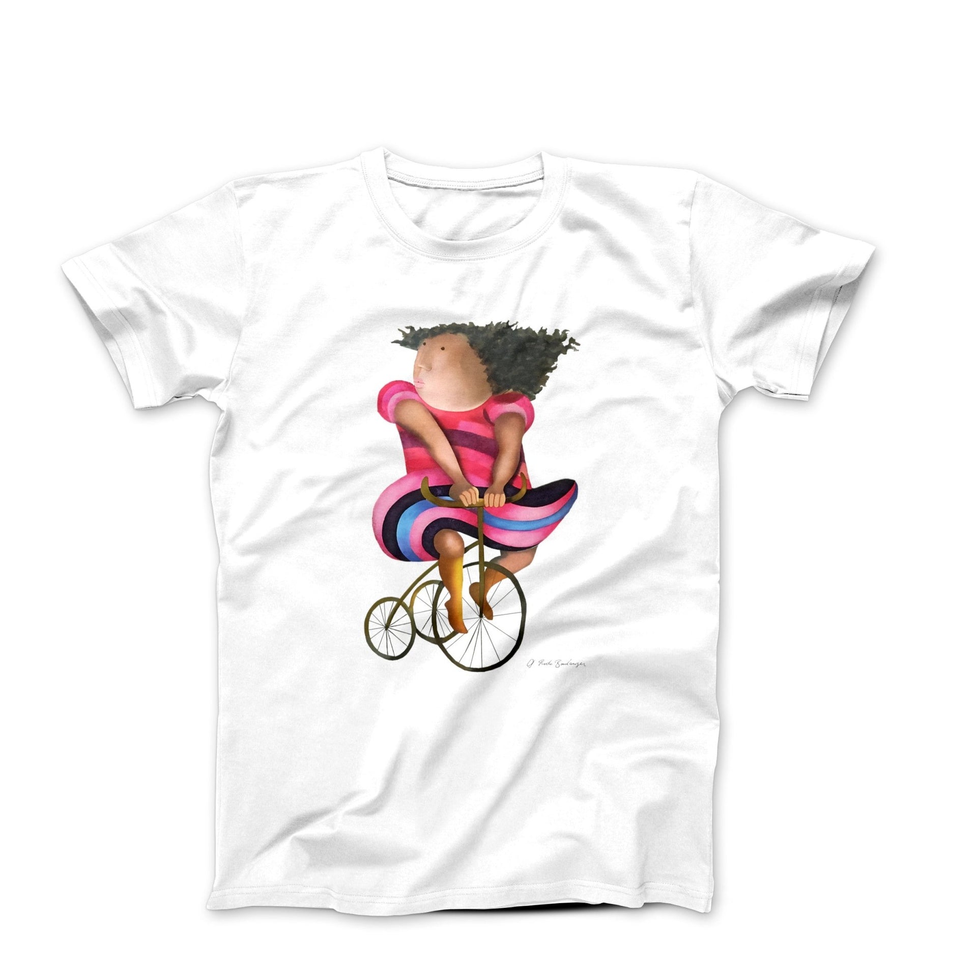 Graciela Rodo Boulanger Tricycle (1977) Art T-shirt - Greatest Artists - Harvey Ltd