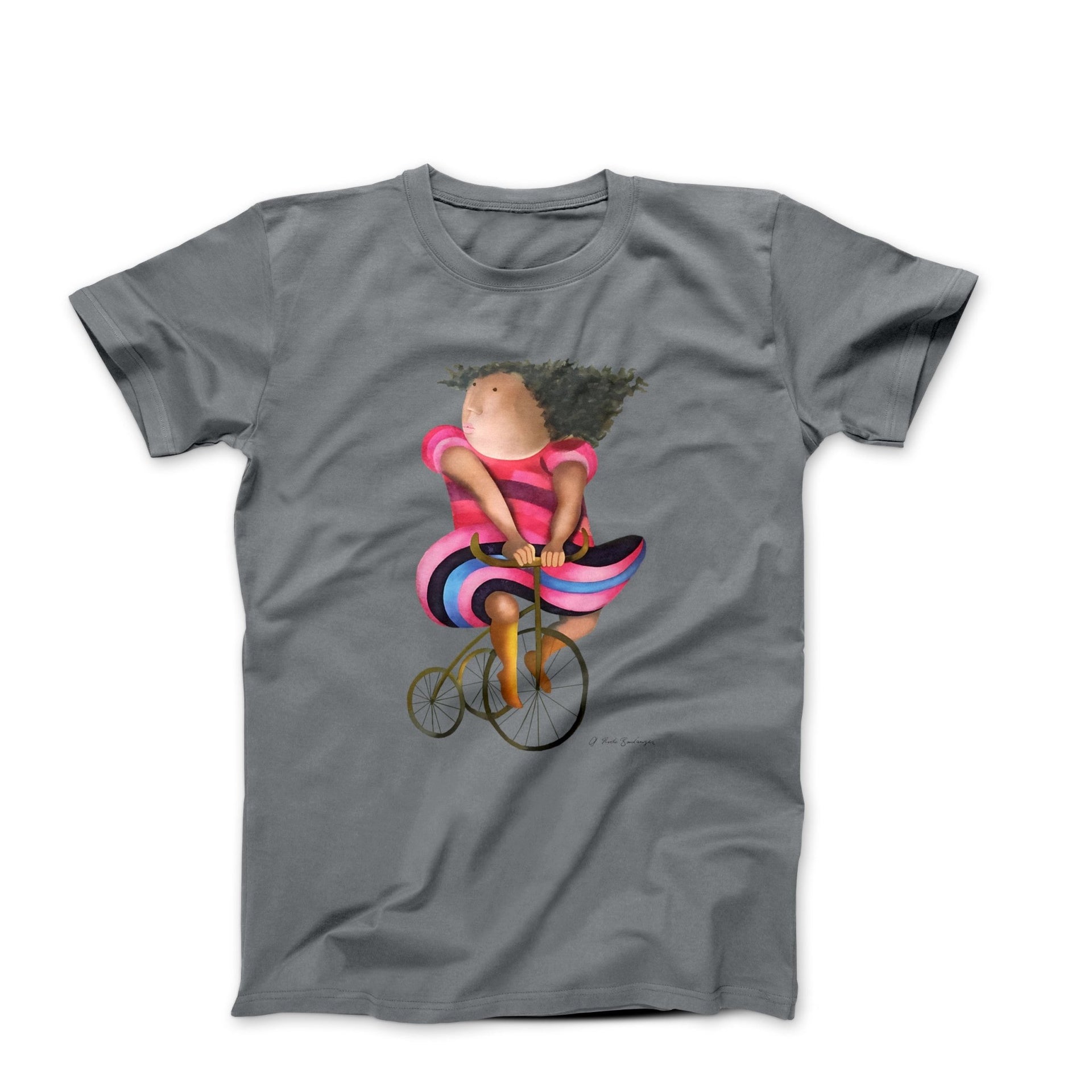 Graciela Rodo Boulanger Tricycle (1977) Art T-shirt - Greatest Artists - Harvey Ltd