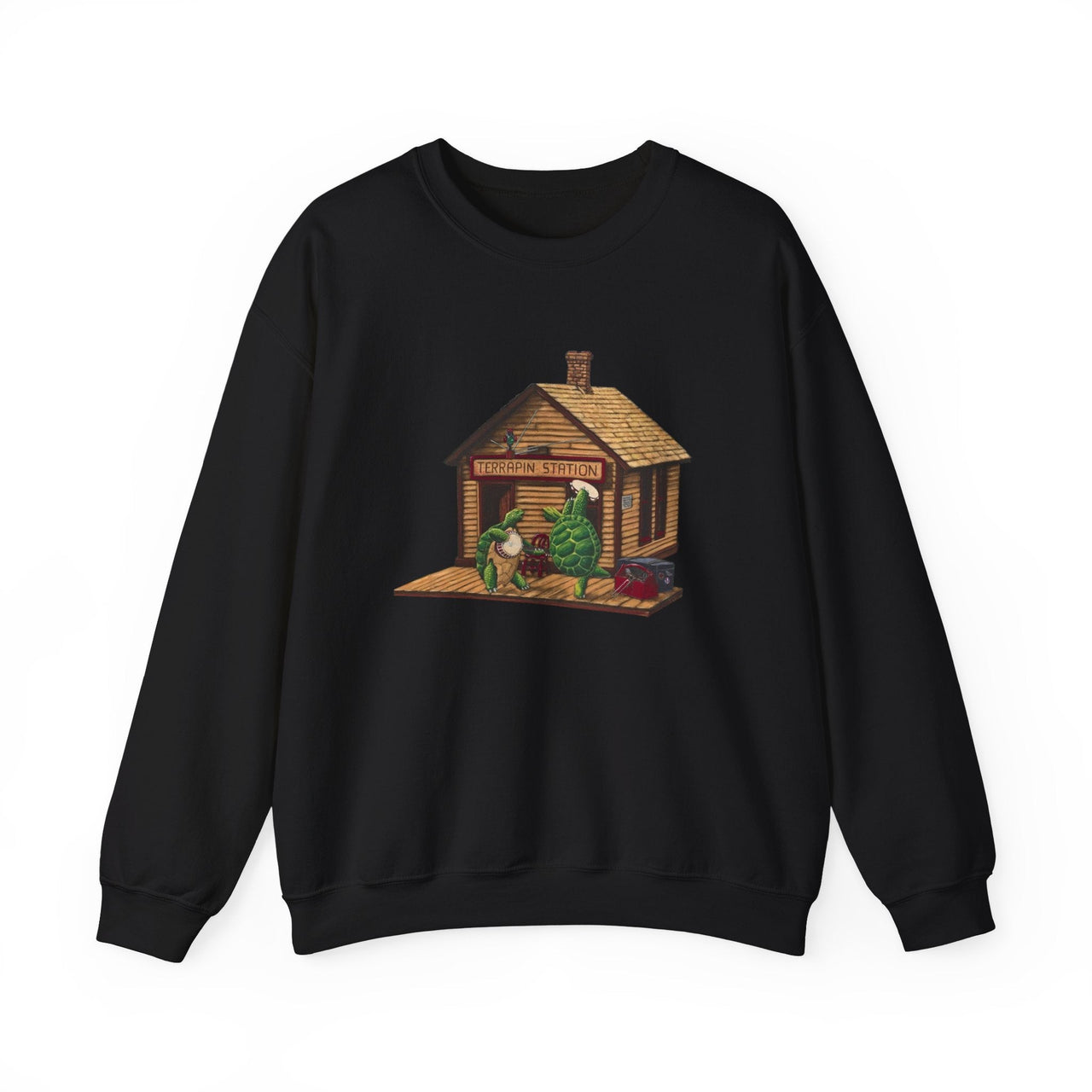 Grateful Dead Terrapin Station (1977) Album Cover Sweatshirt - Music - Harvey Ltd