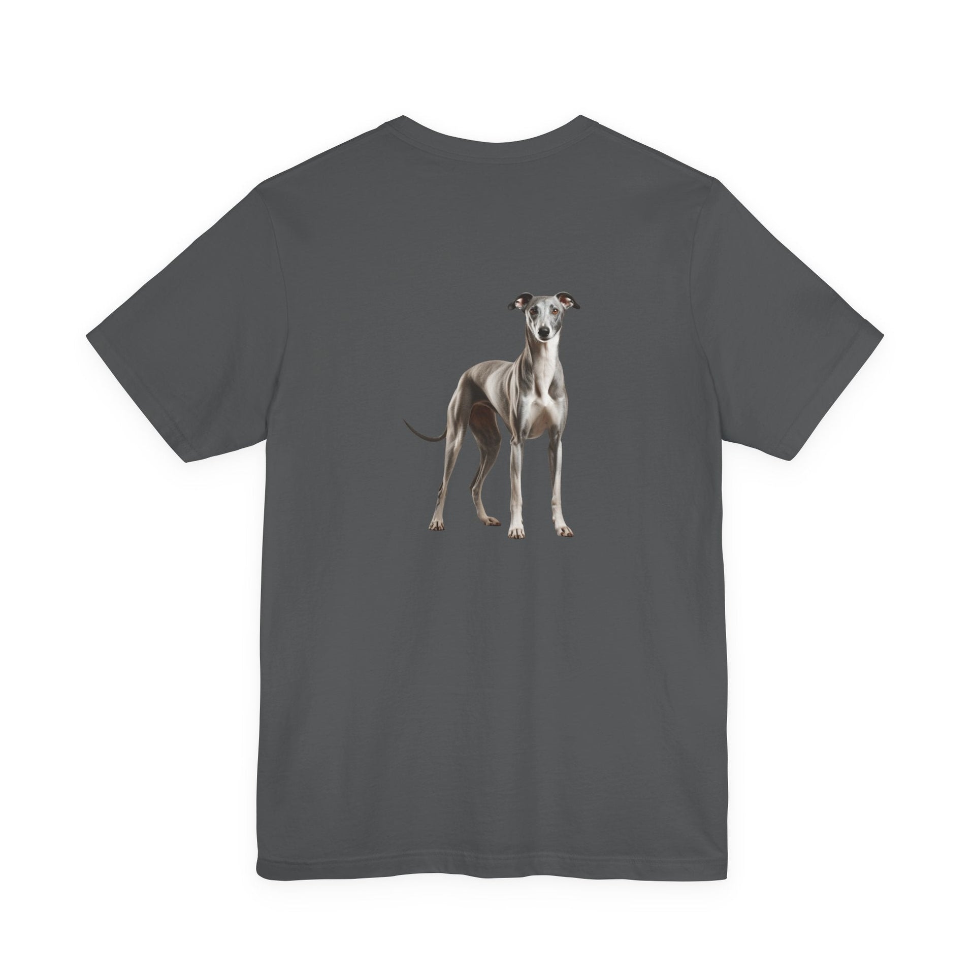 Greyhound Illustration Front & Back Printed T-shirt - Pets & Animals - Harvey Ltd