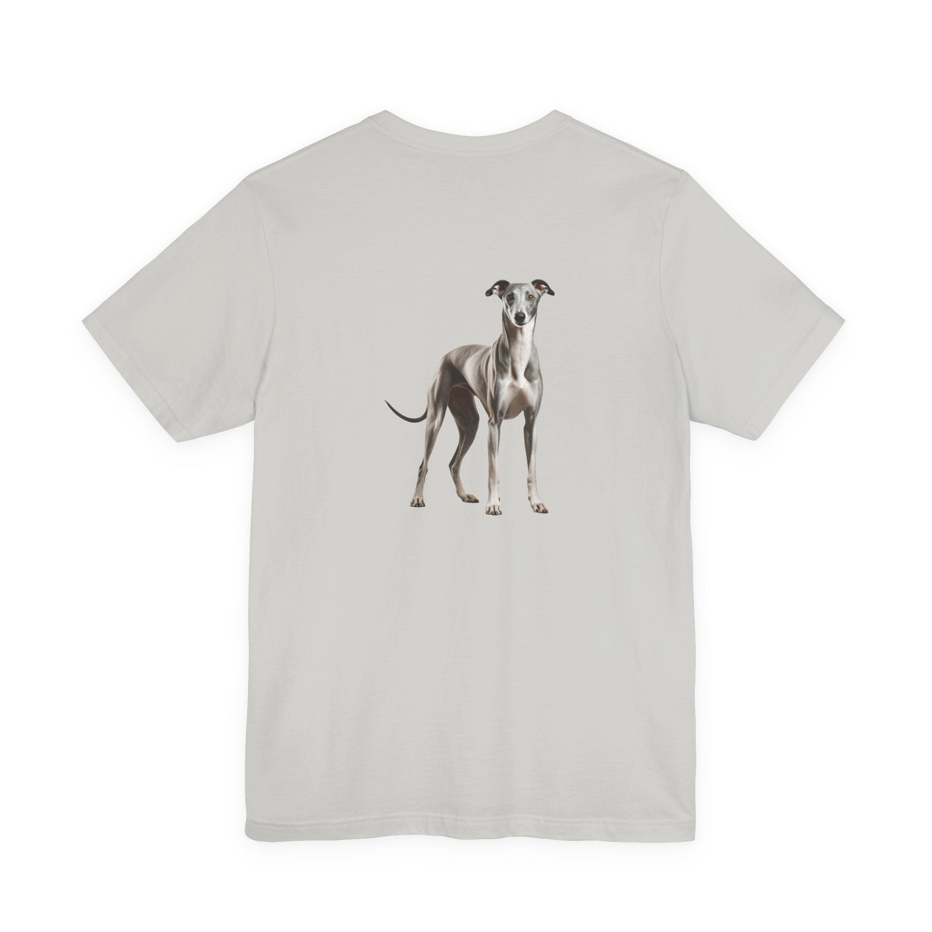 Greyhound Illustration Front & Back Printed T-shirt - Pets & Animals - Harvey Ltd