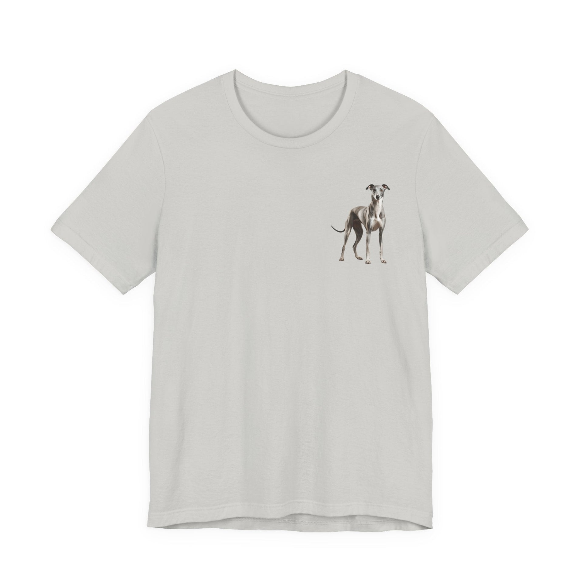 Greyhound Illustration Front & Back Printed T-shirt - Pets & Animals - Harvey Ltd