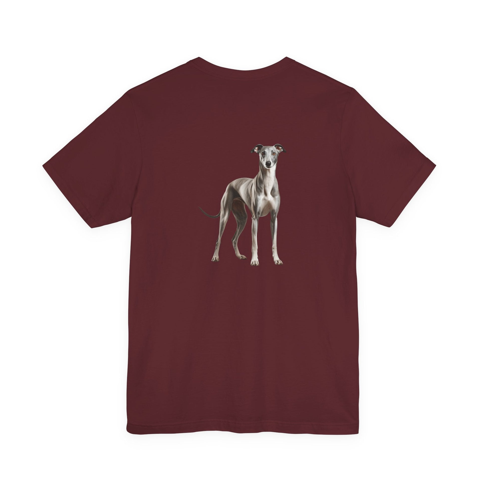 Greyhound Illustration Front & Back Printed T-shirt - Pets & Animals - Harvey Ltd