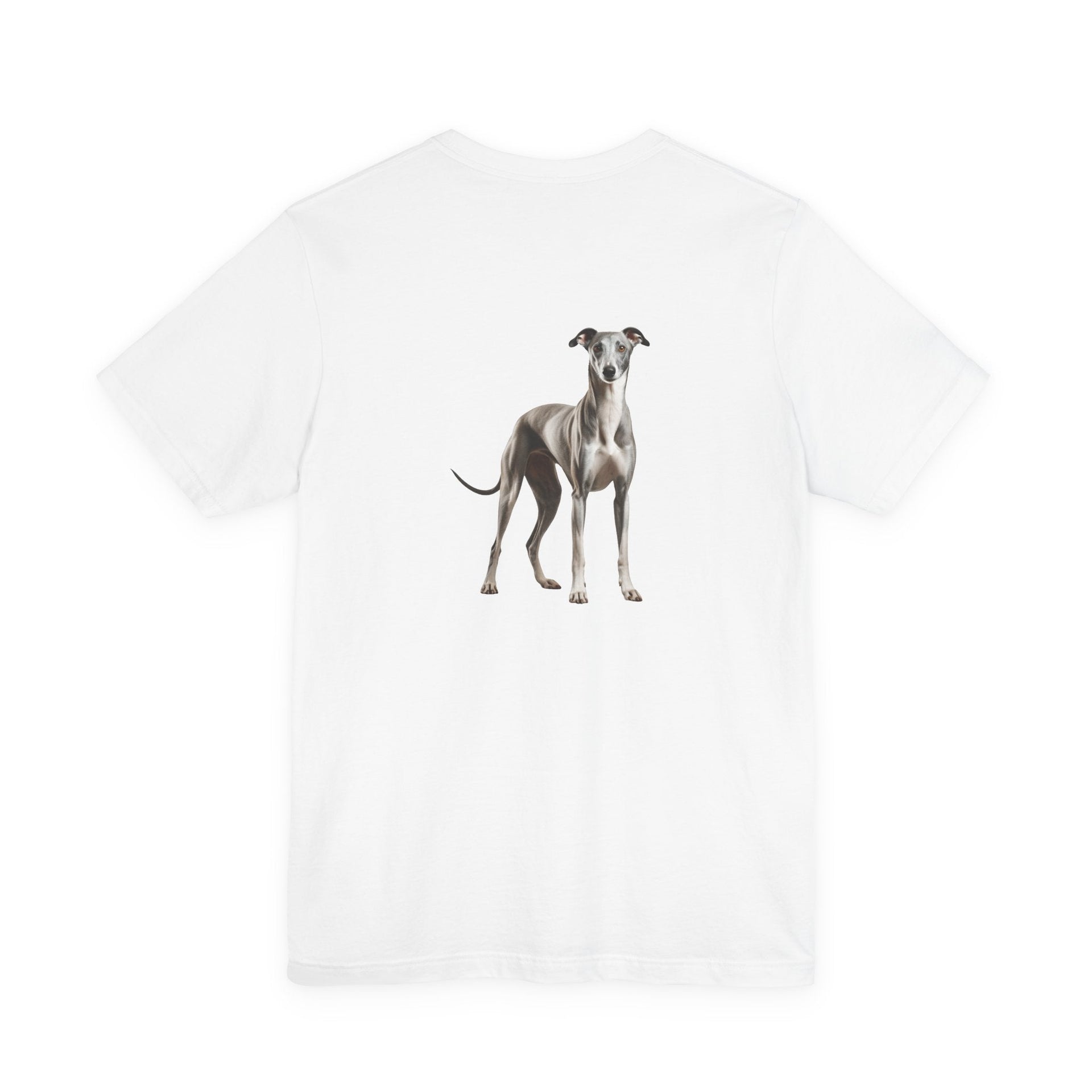 Greyhound Illustration Front & Back Printed T-shirt - Pets & Animals - Harvey Ltd