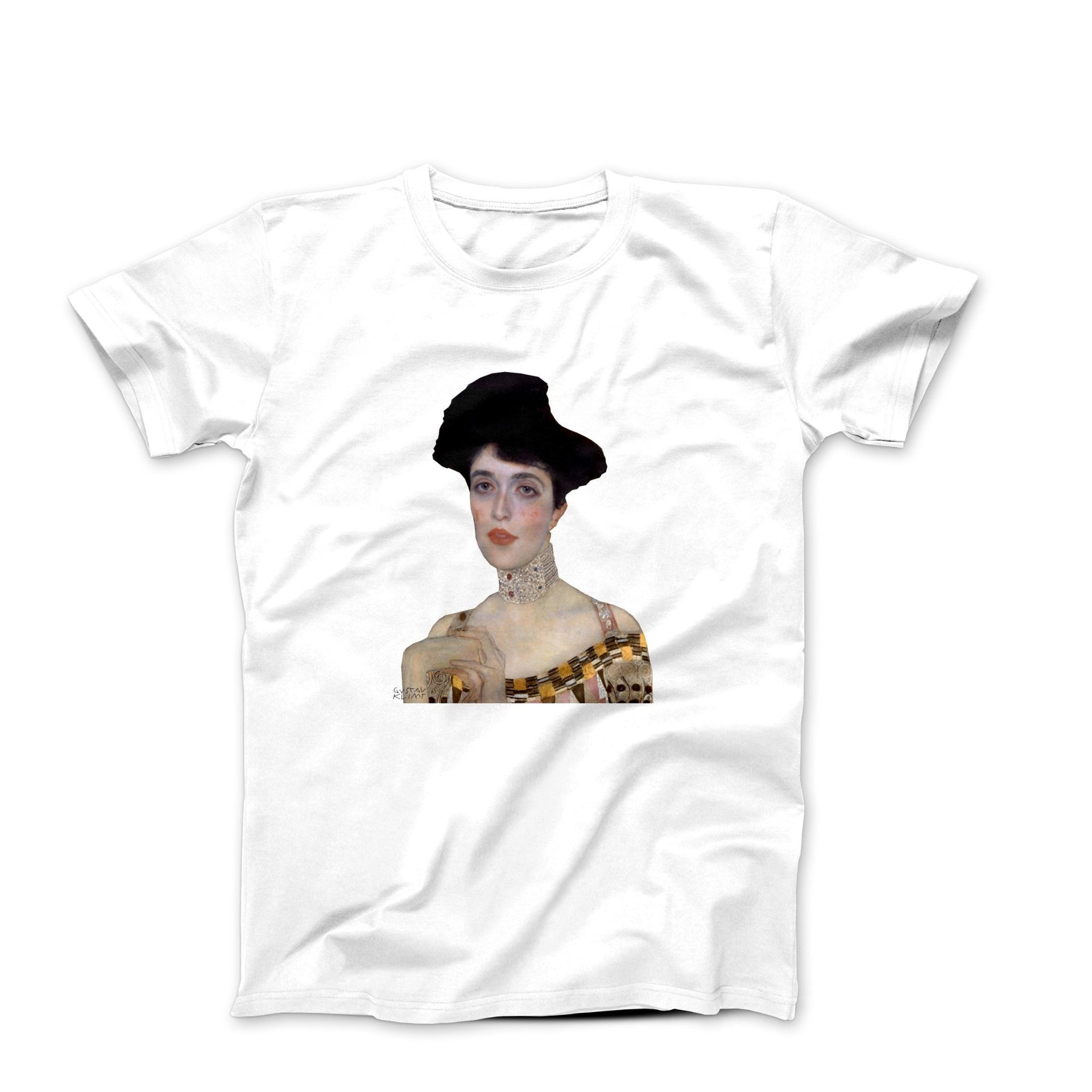 Gustav Klimt Portrait of Adele Bloch - Bauer I 1907 Art T-shirt - Greatest Artists - Harvey Ltd