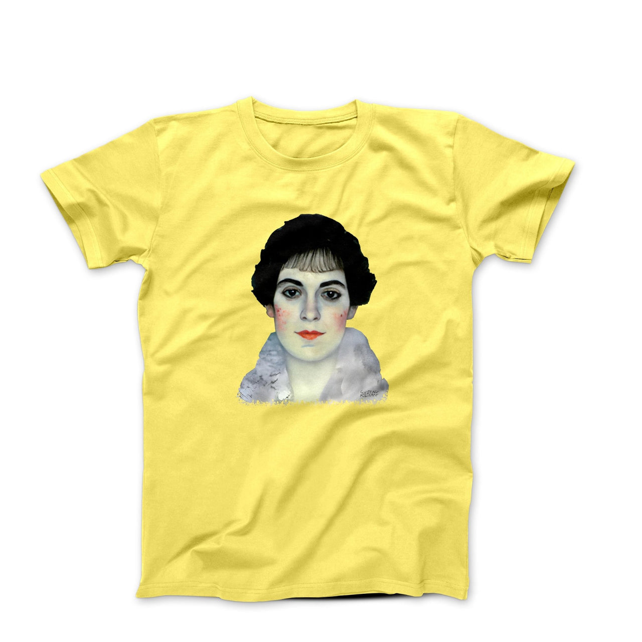 Gustav Klimt Portrait of Elisabeth Lederer 1916 Art T-shirt - Greatest Artists - Harvey Ltd