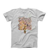 Gustav Klimt Tree of Life (1909) Art T-shirt - Greatest Artists - Harvey Ltd