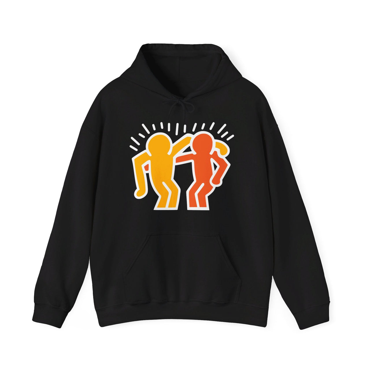 Haring Best Buddies Pop Art Hoodie - Clothing - Harvey Ltd