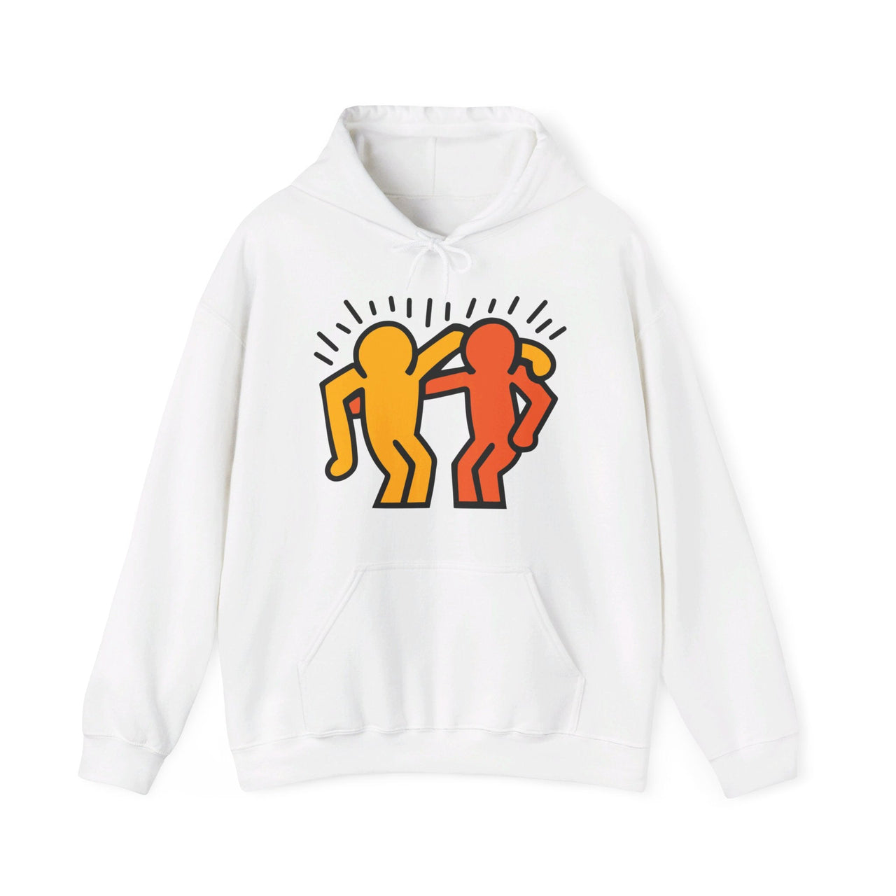 Haring Best Buddies Pop Art Hoodie - Clothing - Harvey Ltd